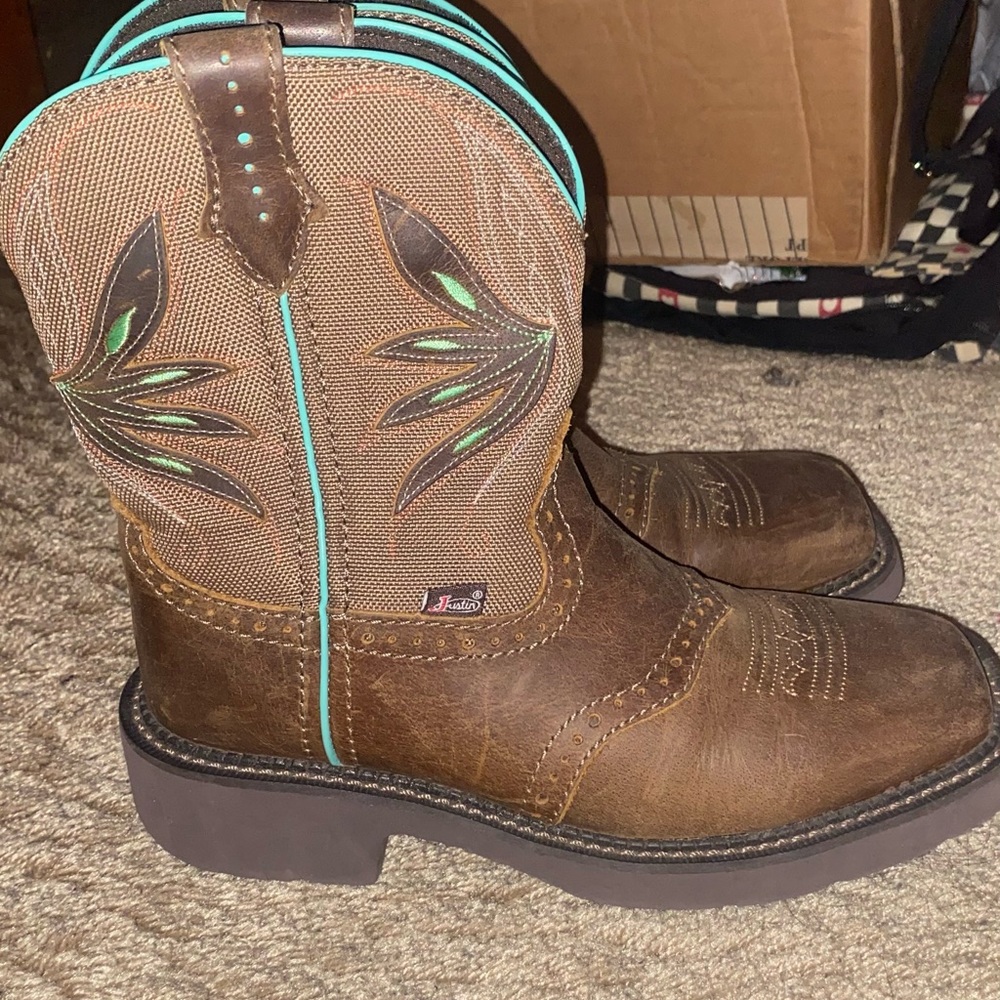 Justin NETTIE 8" WESTERN BOOT